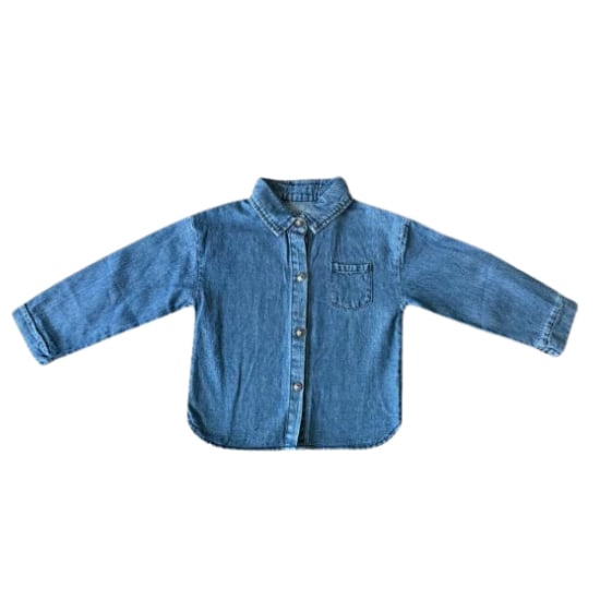 Blue denim shirt